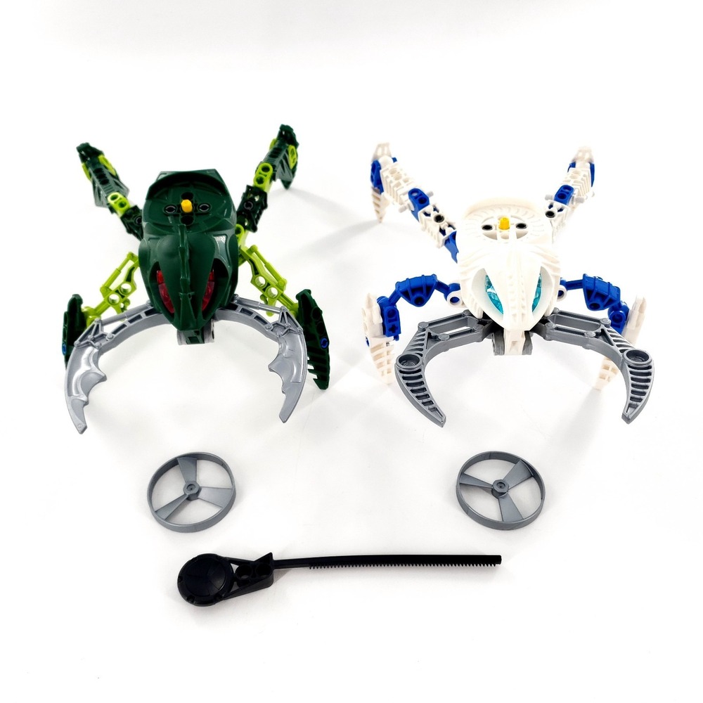 Lego Bionicle Visorak Keelerak 8746 & Suukorak 8747 Complete w/ 1 Ripcord